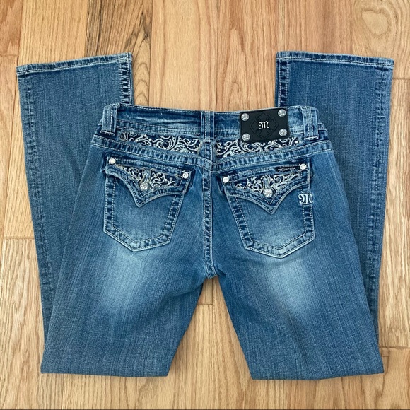 Miss Me Denim - Miss Me Jeans JP5002B58 Easy Boot Cut Low Rise